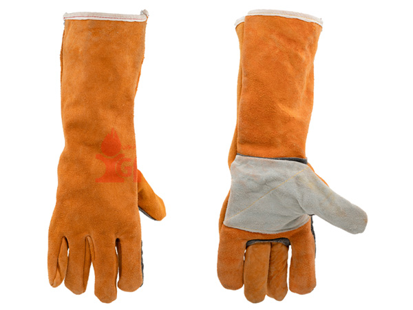 دستکش جوشکاری ساق بلند سیم دوز