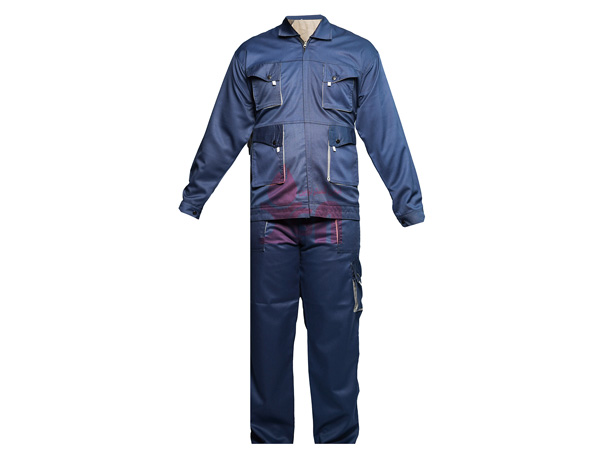 کاپشن و شلوار کار سرمه‌ای